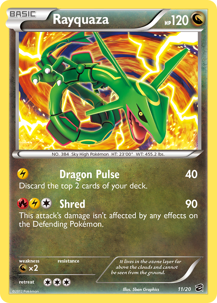 Rayquaza (11/20) [Black & White: Dragon Vault] | Good Games Modbury