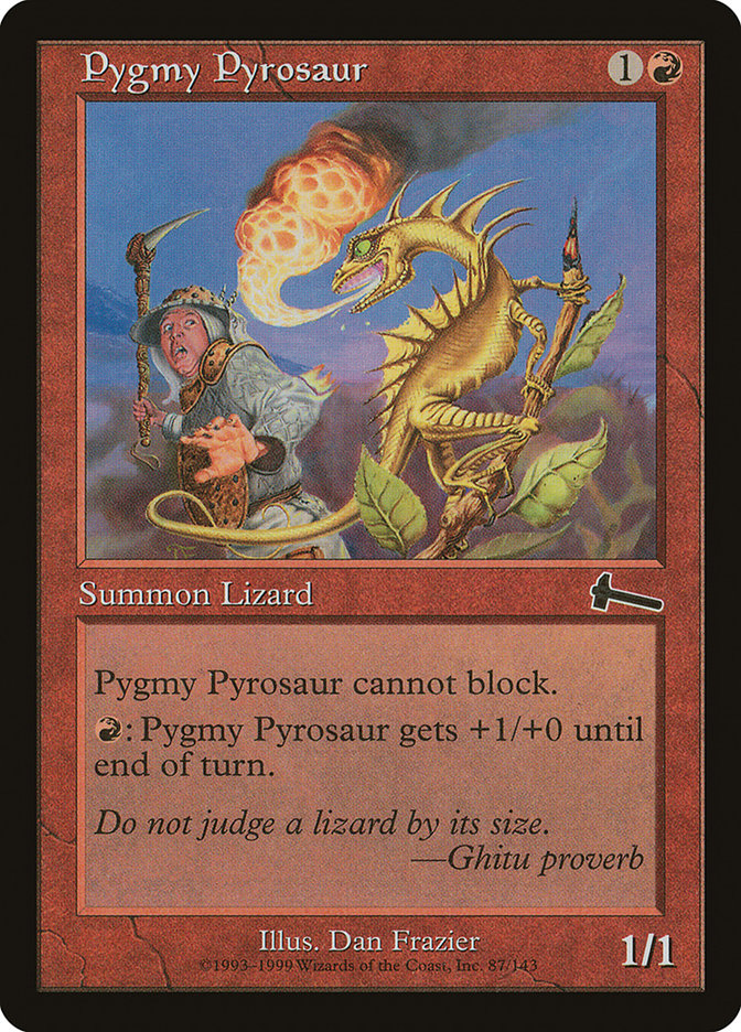 Pygmy Pyrosaur [Urza's Legacy] | Good Games Modbury