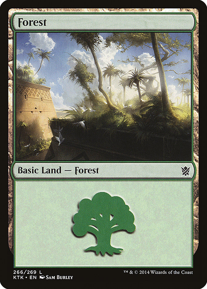 Forest (266) [Khans of Tarkir] | Good Games Modbury