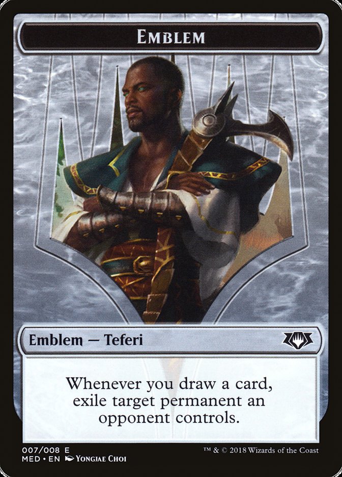 Teferi, Hero of Dominaria Emblem [Mythic Edition Tokens] | Good Games Modbury