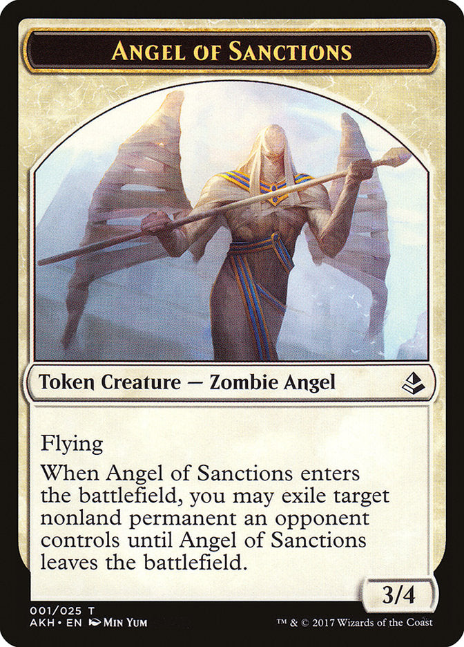 Angel of Sanctions // Drake Double-Sided Token [Amonkhet Tokens] | Good Games Modbury