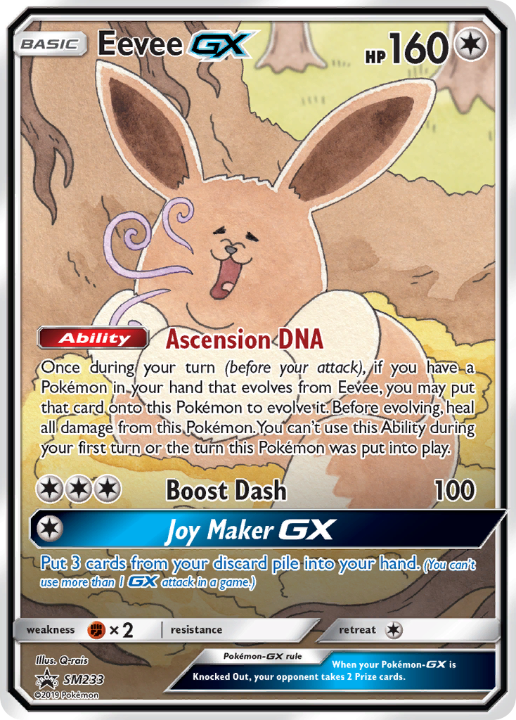 Eevee GX (SM233) [Sun & Moon: Black Star Promos] | Good Games Modbury