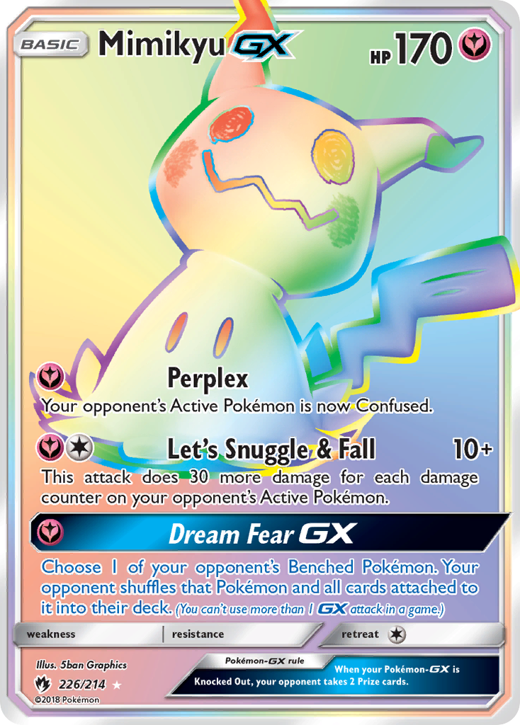 Mimikyu GX (226/214) [Sun & Moon: Lost Thunder] | Good Games Modbury