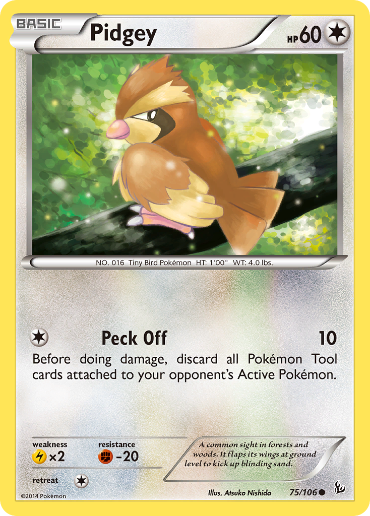 Pidgey (75/106) [XY: Flashfire] | Good Games Modbury