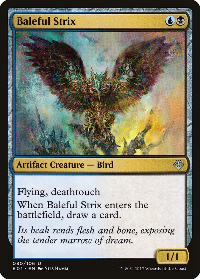 Baleful Strix [Archenemy: Nicol Bolas] | Good Games Modbury