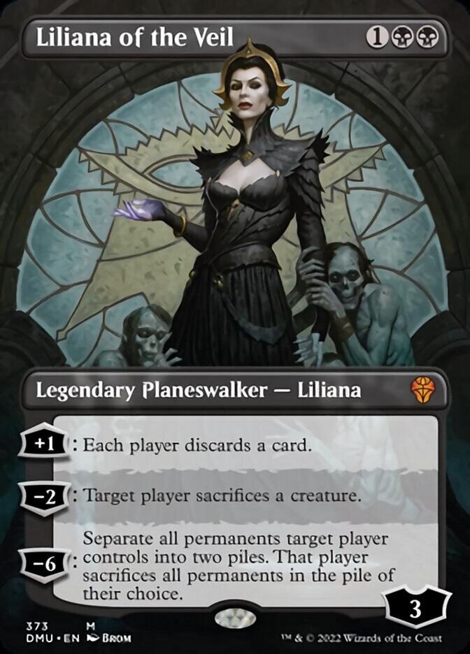 Liliana of the Veil (Borderless) [Dominaria United] | Good Games Modbury