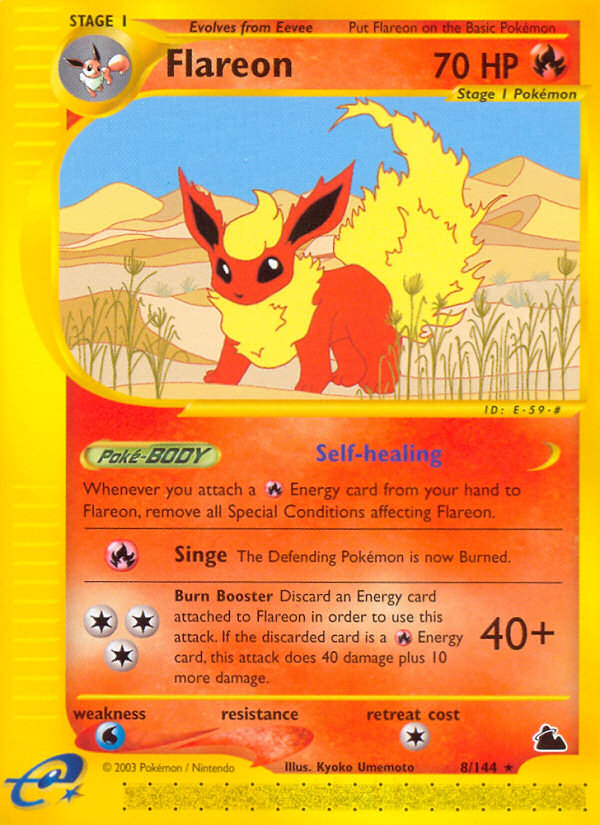 Flareon (8/144) [Skyridge] | Good Games Modbury