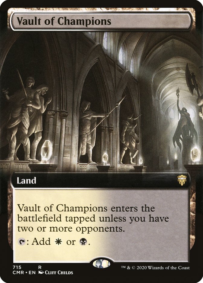 Vault of Champions (Extended Art) [Commander Legends] | Good Games Modbury