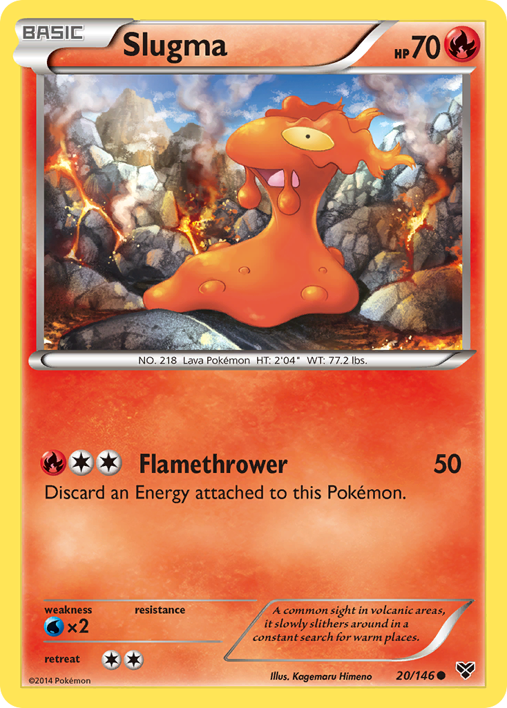 Slugma (20/146) [XY: Base Set] | Good Games Modbury