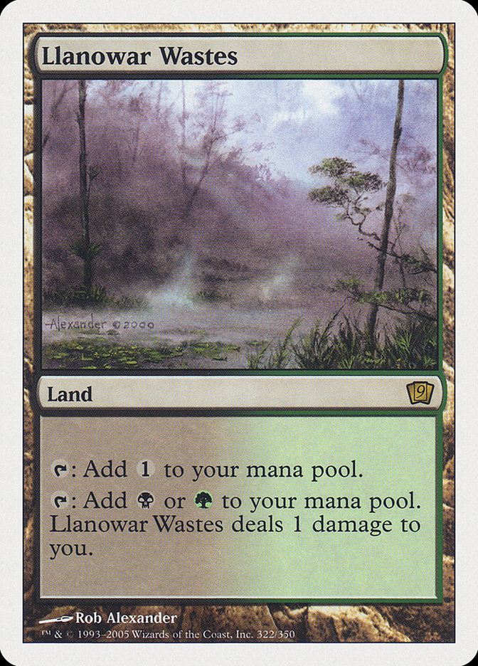 Llanowar Wastes [Ninth Edition] | Good Games Modbury