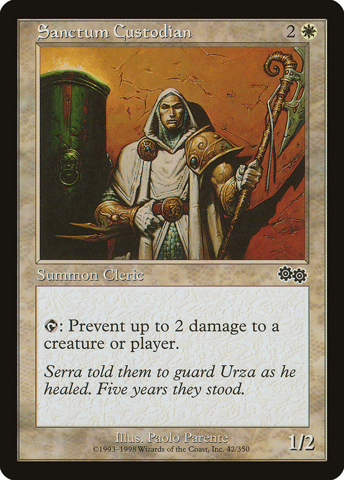 Sanctum Custodian [Urza's Saga] | Good Games Modbury