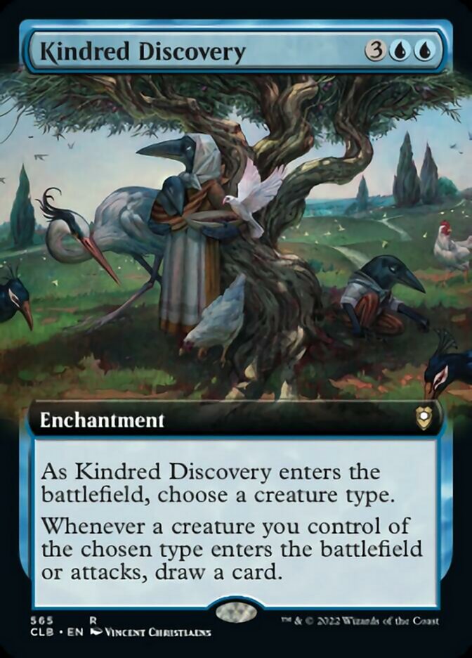 Kindred Discovery (Extended Art) [Commander Legends: Battle for Baldur's Gate] | Good Games Modbury