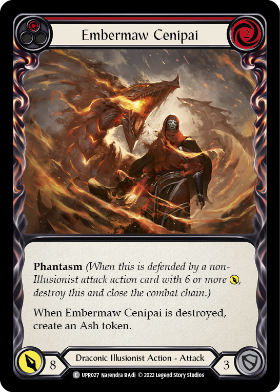 Embermaw Cenipai (Red) [UPR027] (Uprising)  Rainbow Foil | Good Games Modbury