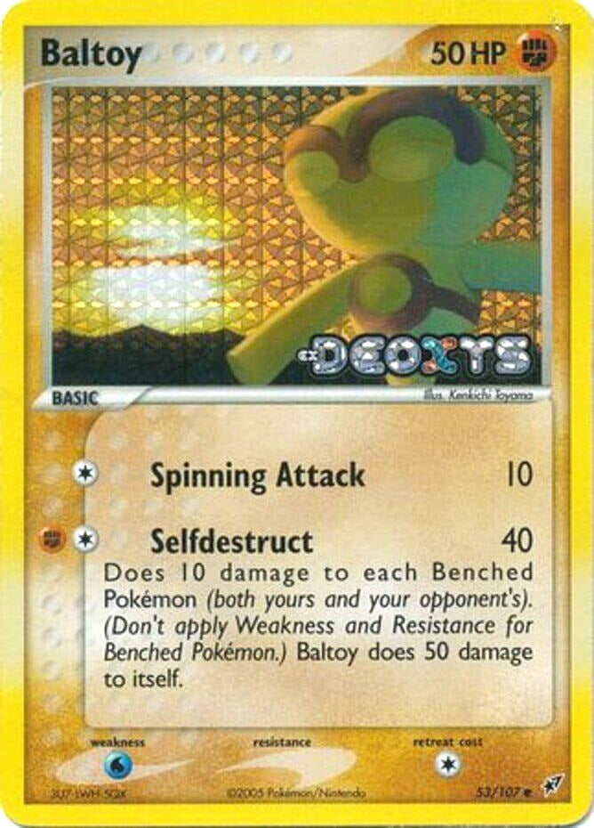 Baltoy (53/107) (Stamped) [EX: Deoxys] | Good Games Modbury