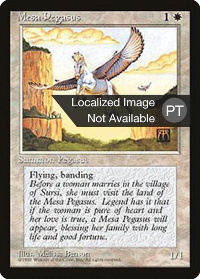 Mesa Pegasus [Fourth Edition (Foreign Black Border)] | Good Games Modbury