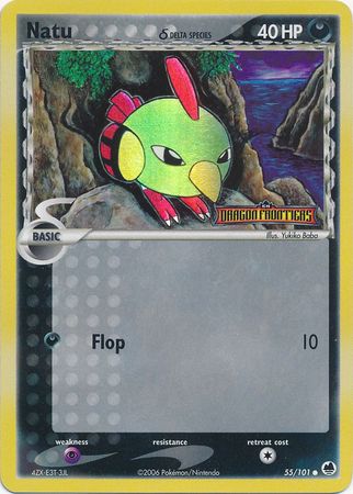 Natu (55/101) (Delta Species) (Stamped) [EX: Dragon Frontiers] | Good Games Modbury