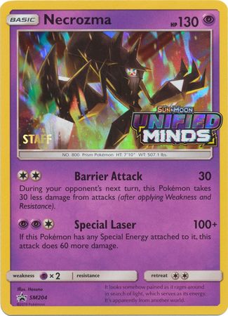 Necrozma (SM204) (Staff Prerelease Promo) [Sun & Moon: Black Star Promos] | Good Games Modbury