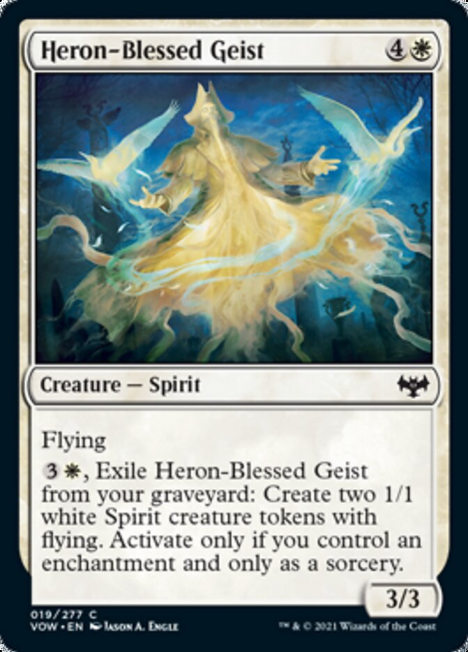 Heron-Blessed Geist [Innistrad: Crimson Vow] | Good Games Modbury