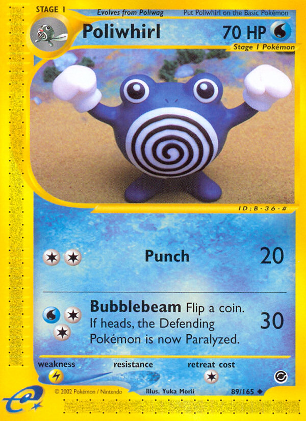 Poliwhirl (89/165) [Expedition: Base Set] | Good Games Modbury