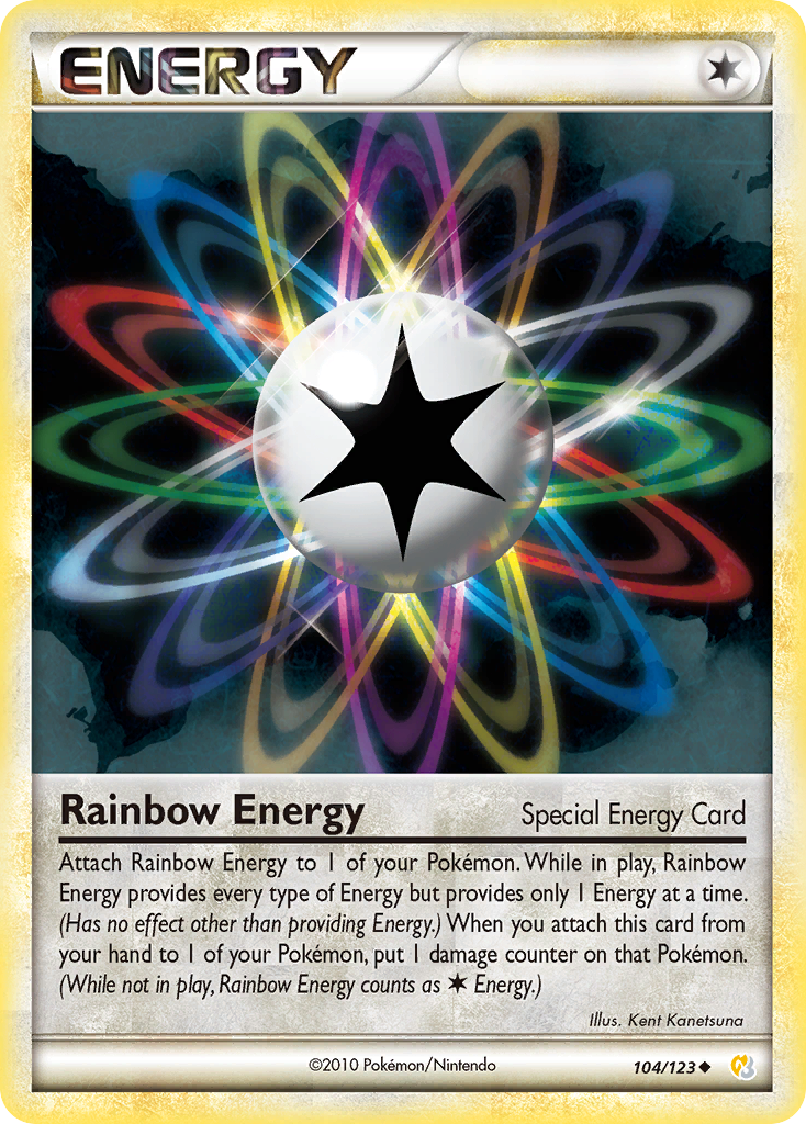 Rainbow Energy (104/123) [HeartGold & SoulSilver: Base Set] | Good Games Modbury