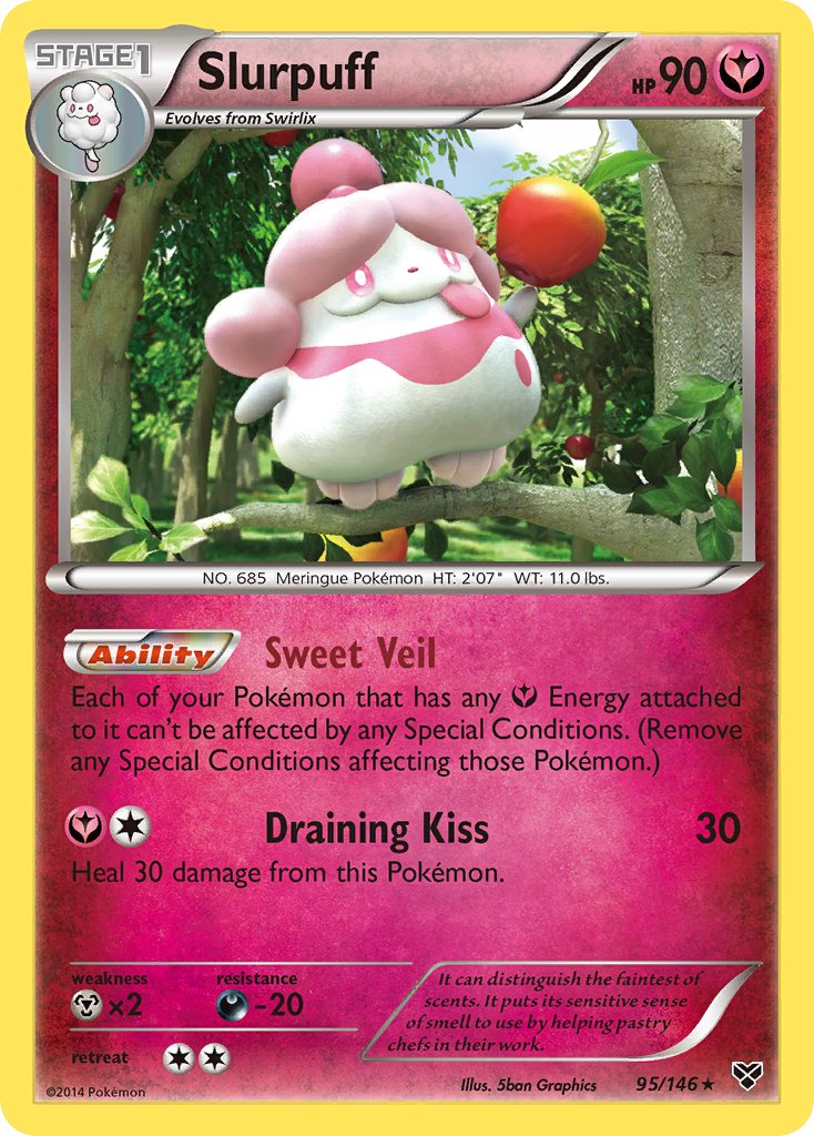 Slurpuff (95/146) (Theme Deck Exclusive) [XY: Base Set] | Good Games Modbury