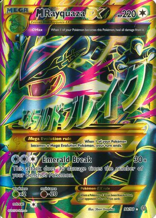 M Rayquaza EX (98/98) (Jumbo Card) [XY: Ancient Origins] | Good Games Modbury