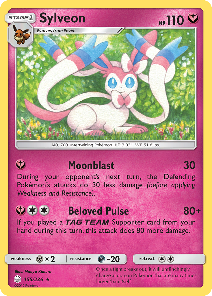 Sylveon (155/236) [Sun & Moon: Cosmic Eclipse] | Good Games Modbury