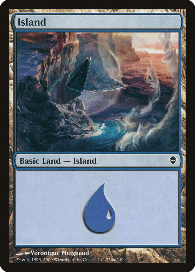 Island (236a) [Zendikar] | Good Games Modbury