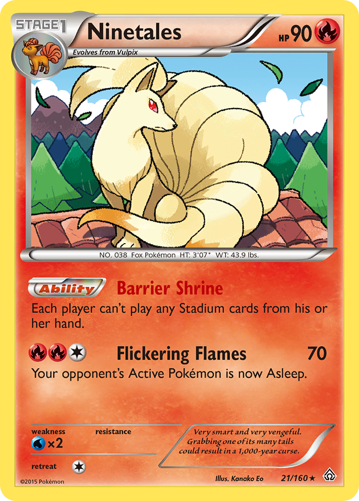 Ninetales (21/160) [XY: Primal Clash] | Good Games Modbury