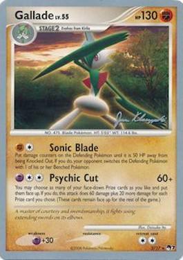 Gallade LV.55 (2/17) (Psychic Lock - Jason Klaczynski) [World Championships 2008] | Good Games Modbury