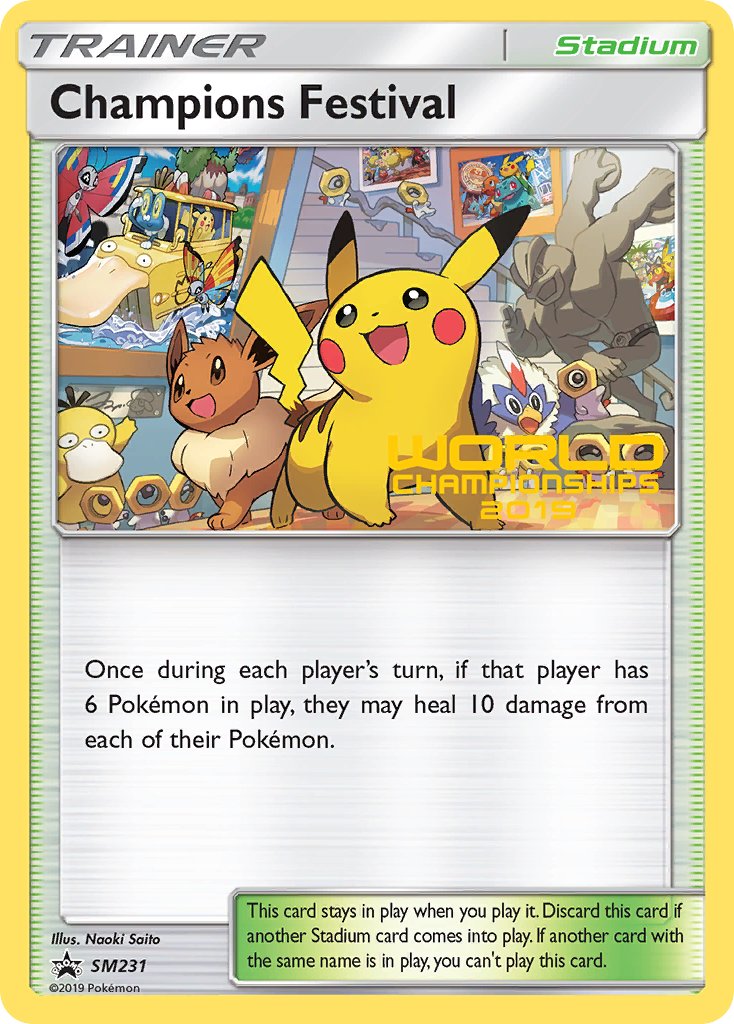 Champions Festival (SM231) (Top Sixteen 2019) [Sun & Moon: Black Star Promos] | Good Games Modbury