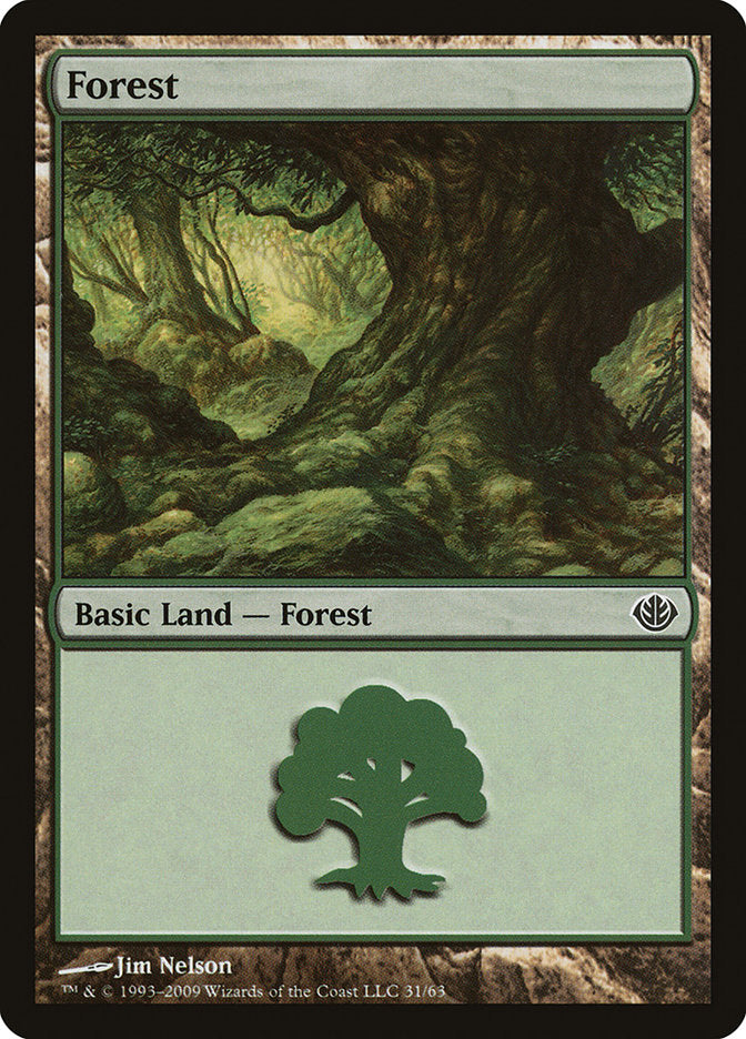 Forest (31) [Duel Decks: Garruk vs. Liliana] | Good Games Modbury