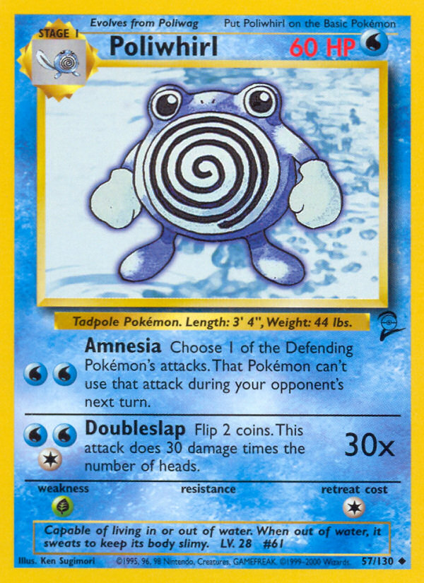 Poliwhirl (57/130) [Base Set 2] | Good Games Modbury