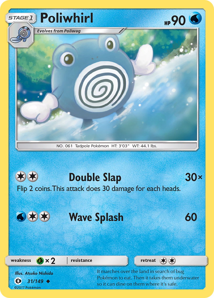 Poliwhirl (31/149) [Sun & Moon: Base Set] | Good Games Modbury