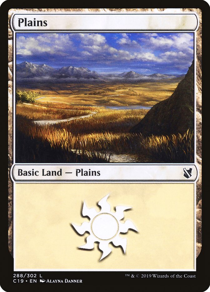 Plains (288) [Commander 2019] | Good Games Modbury