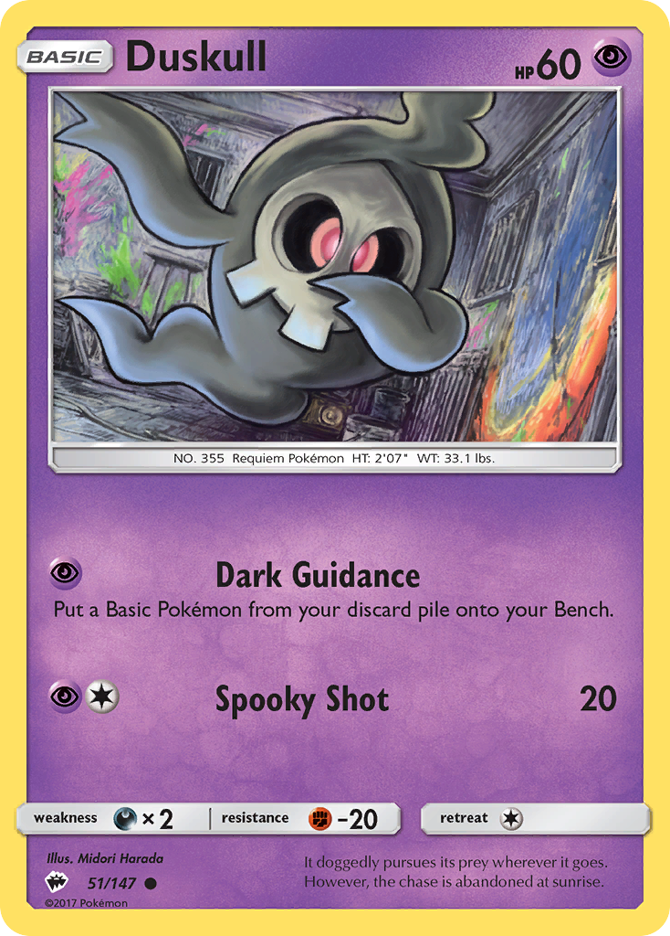 Duskull (51/147) [Sun & Moon: Burning Shadows] | Good Games Modbury