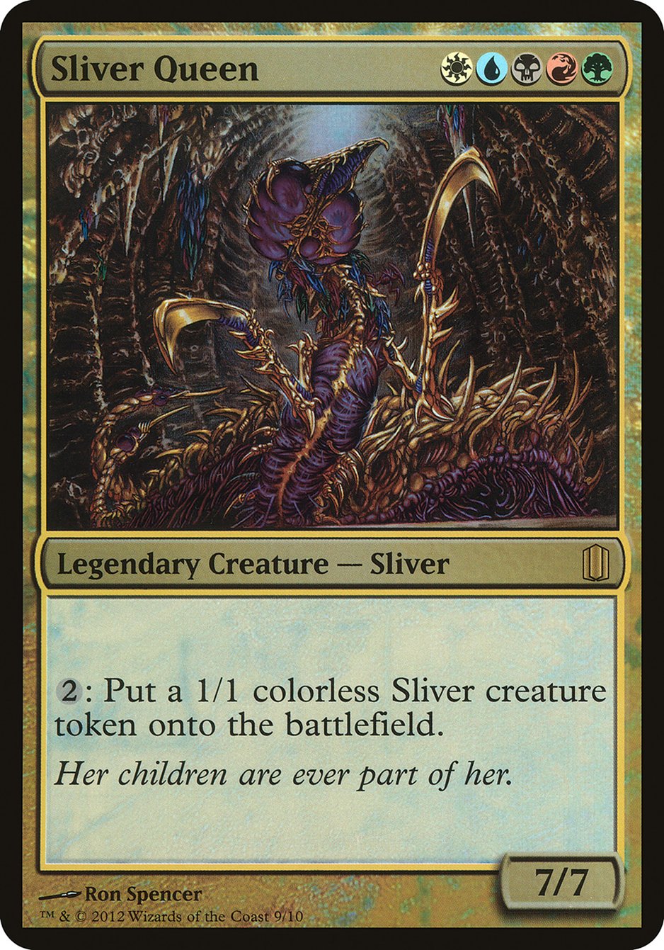 Sliver Queen (Oversized) [Commander's Arsenal Oversized] | Good Games Modbury