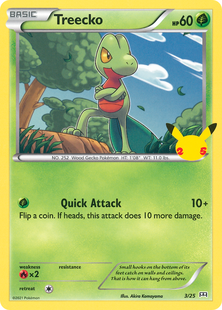 Treecko (3/25) [McDonald's 25th Anniversary] | Good Games Modbury