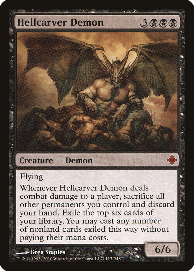 Hellcarver Demon [Rise of the Eldrazi] | Good Games Modbury