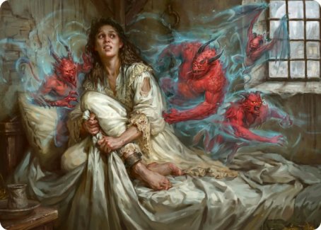 Eruth, Tormented Prophet Art Card [Innistrad: Crimson Vow Art Series] | Good Games Modbury