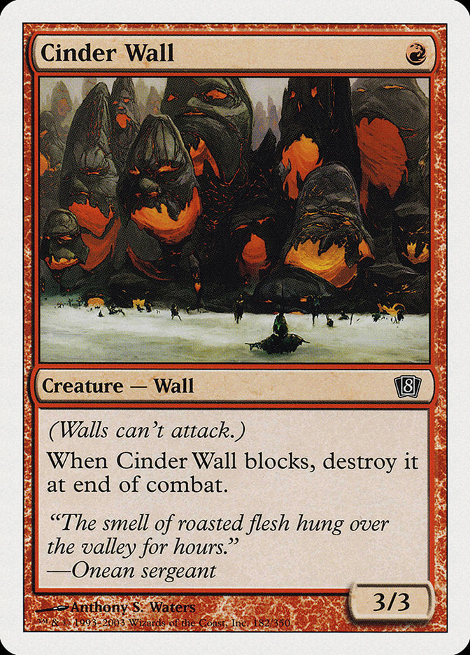 Cinder Wall [Eighth Edition] | Good Games Modbury