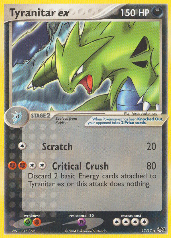 Tyranitar ex (17/17) [POP Series 1] | Good Games Modbury