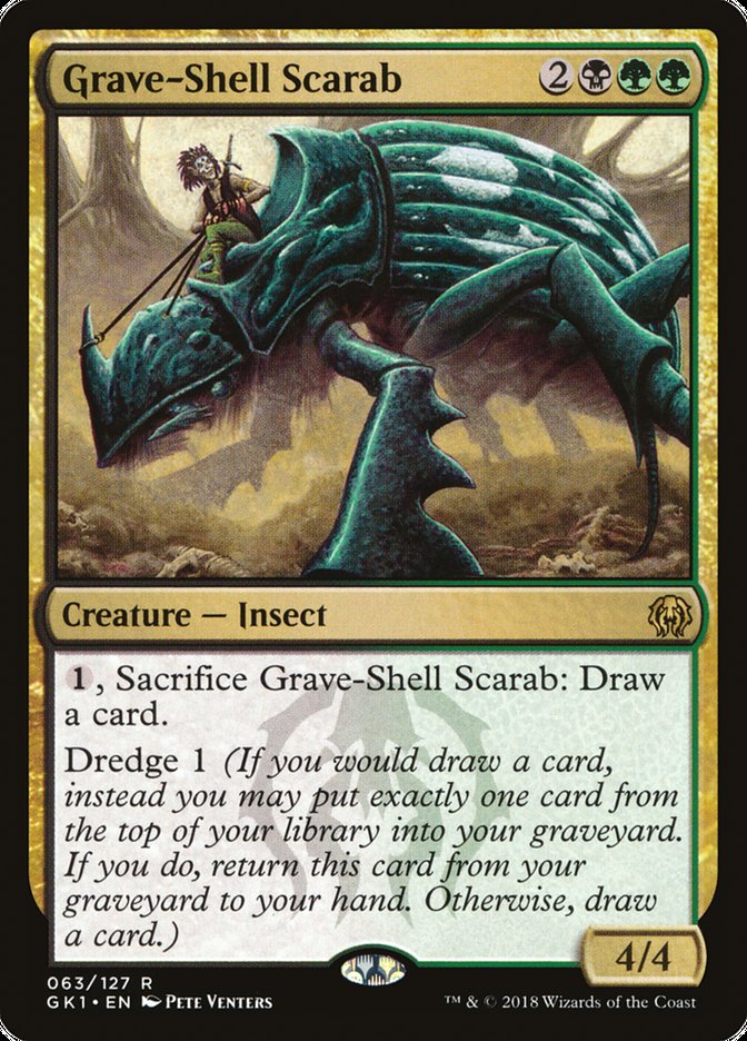 Grave-Shell Scarab [Guilds of Ravnica Guild Kit] | Good Games Modbury