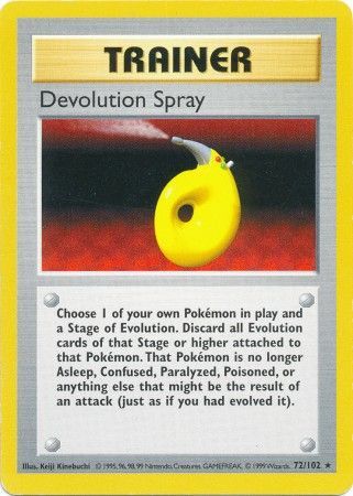 Devolution Spray (72/102) [Base Set Shadowless Unlimited] | Good Games Modbury