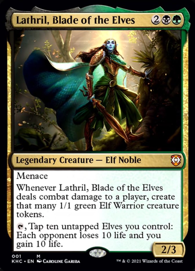 Lathril, Blade of the Elves [Kaldheim Commander] | Good Games Modbury