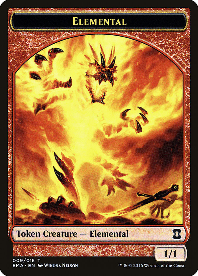 Elemental Token (009/016) [Eternal Masters Tokens] | Good Games Modbury