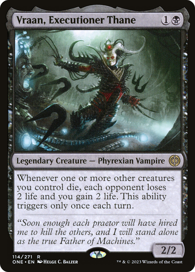 Vraan, Executioner Thane [Phyrexia: All Will Be One] | Good Games Modbury