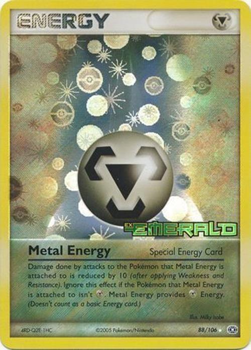 Metal Energy (88/106) (Stamped) [EX: Emerald] | Good Games Modbury