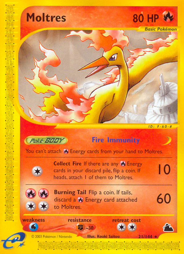 Moltres (21/144) [Skyridge] | Good Games Modbury