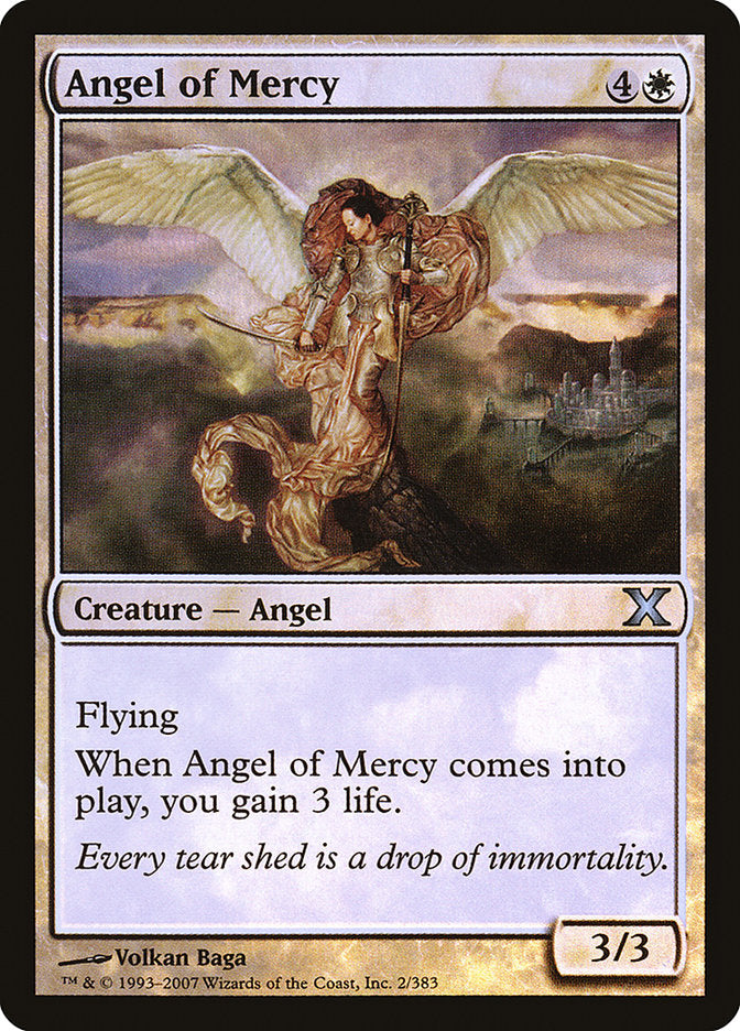 Angel of Mercy (Premium Foil) [Tenth Edition] | Good Games Modbury